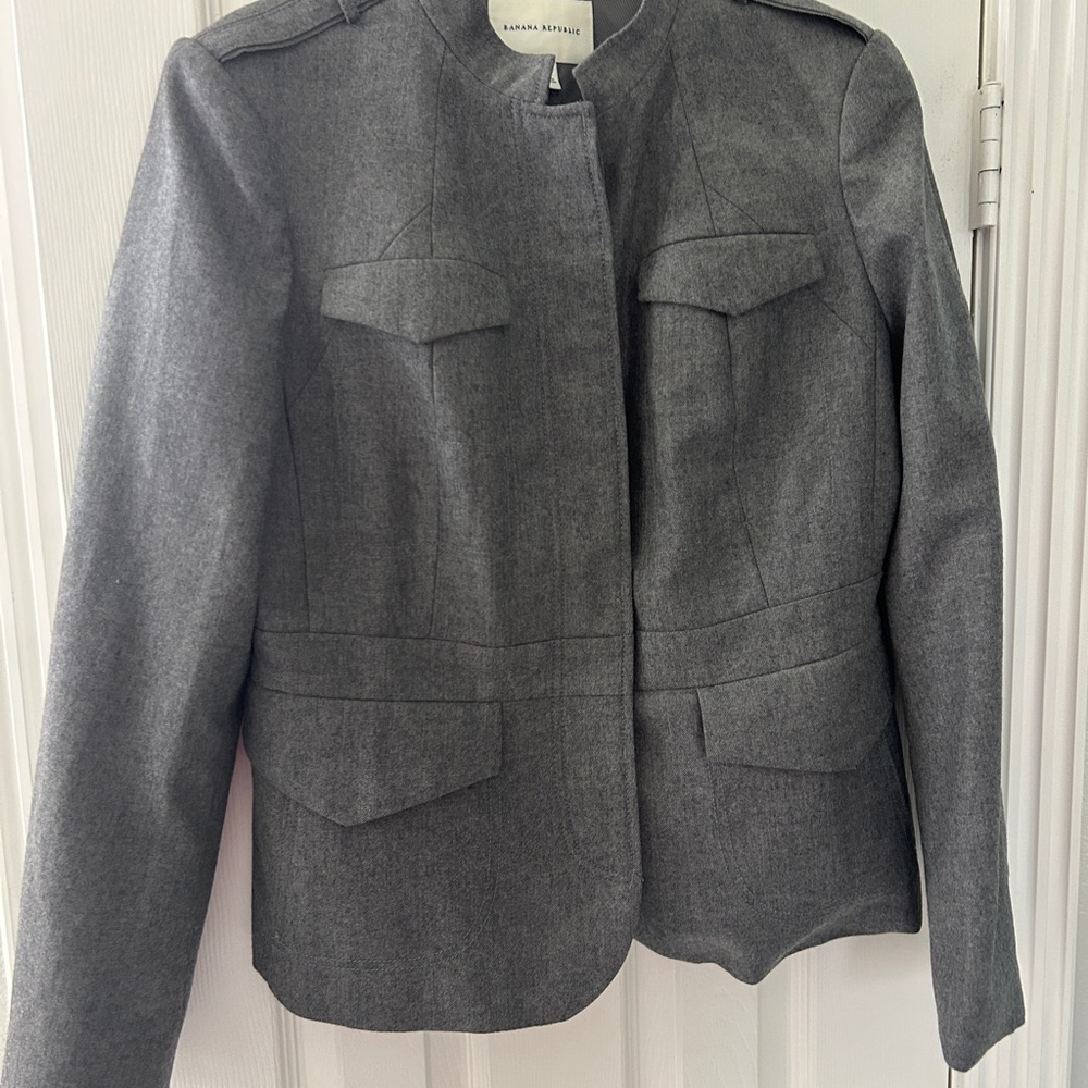 Banana Republic Charcoal Blazer